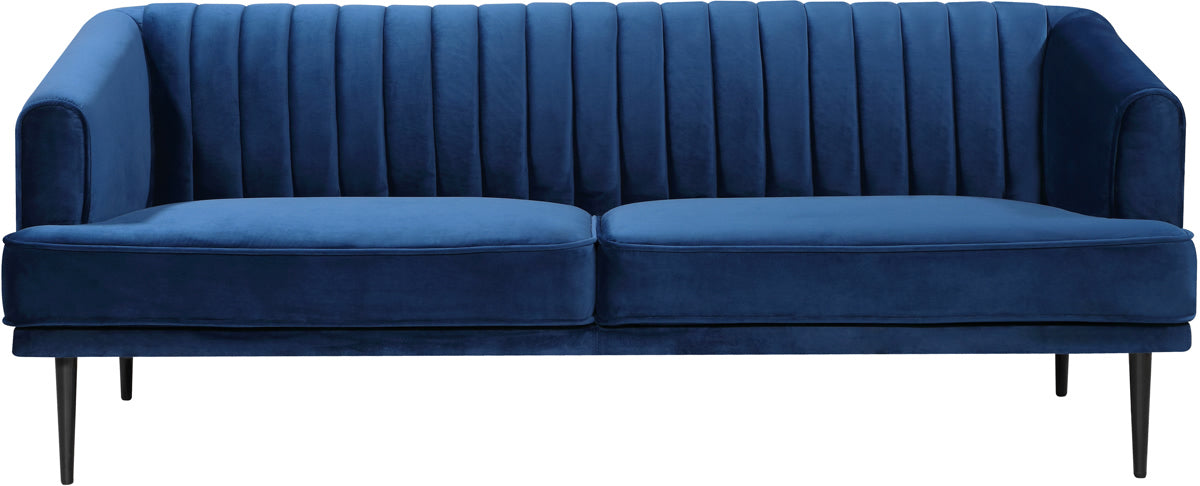 Meridian Furniture Rory Navy Velvet Sofa