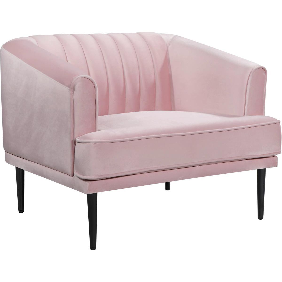 Meridian Furniture Rory Pink Velvet ChairMeridian Furniture - Chair - Minimal And Modern - 1