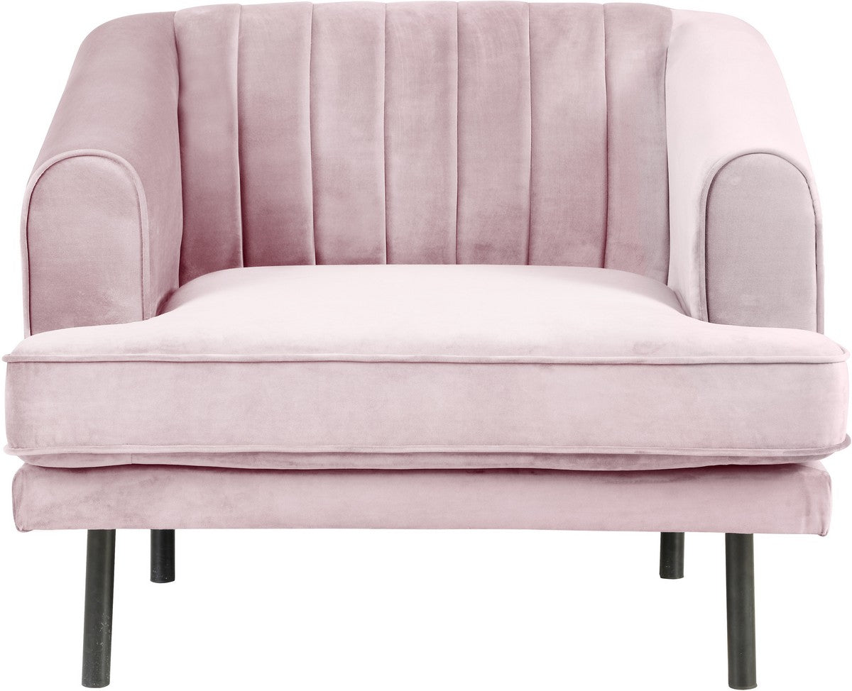 Meridian Furniture Rory Pink Velvet Chair