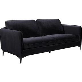 Meridian Furniture Poppy Black Velvet SofaMeridian Furniture - Sofa - Minimal And Modern - 1