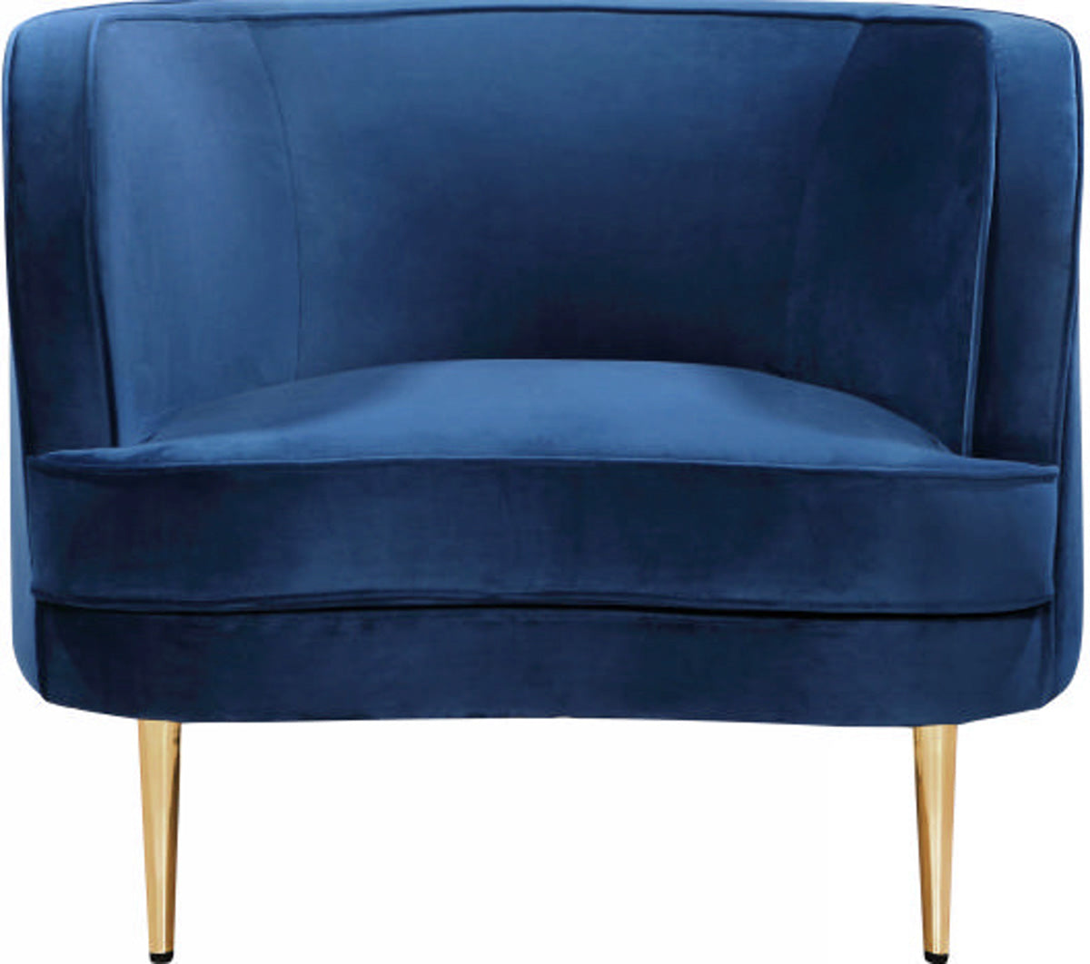 Meridian Furniture Vivian Navy Velvet Chair
