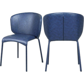 Meridian Furniture Drew Navy Faux Leather Dining ChairMeridian Furniture - Dining Chair - Minimal And Modern - 1