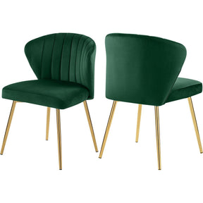 Meridian Furniture Finley Green Velvet Dining ChairMeridian Furniture - Dining Chair - Minimal And Modern - 1