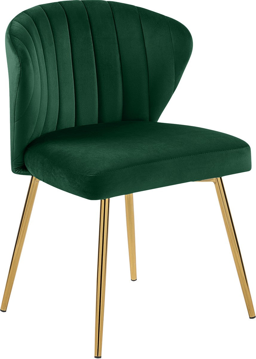 Meridian Furniture Finley Green Velvet Dining Chair - Set of 2