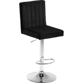 Meridian Furniture Joel Black Velvet Adjustable Stool-Minimal & Modern
