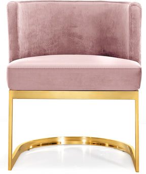 Meridian Furniture Gianna Pink Velvet Dining Chair