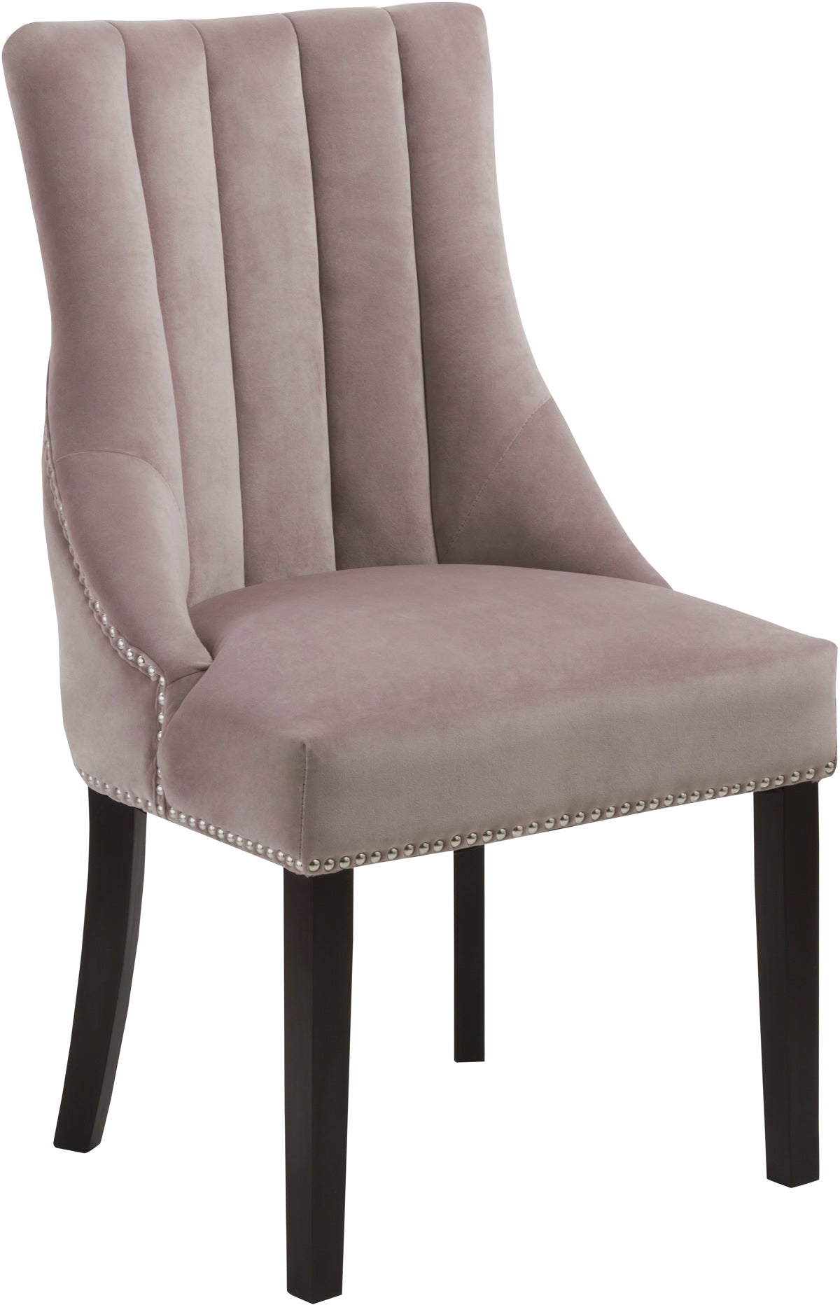 Meridian Furniture Oxford Pink Velvet Dining Chair - Set of 2