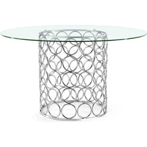 Meridian Furniture Opal Chrome Dining TableMeridian Furniture - Dining Table - Minimal And Modern - 1
