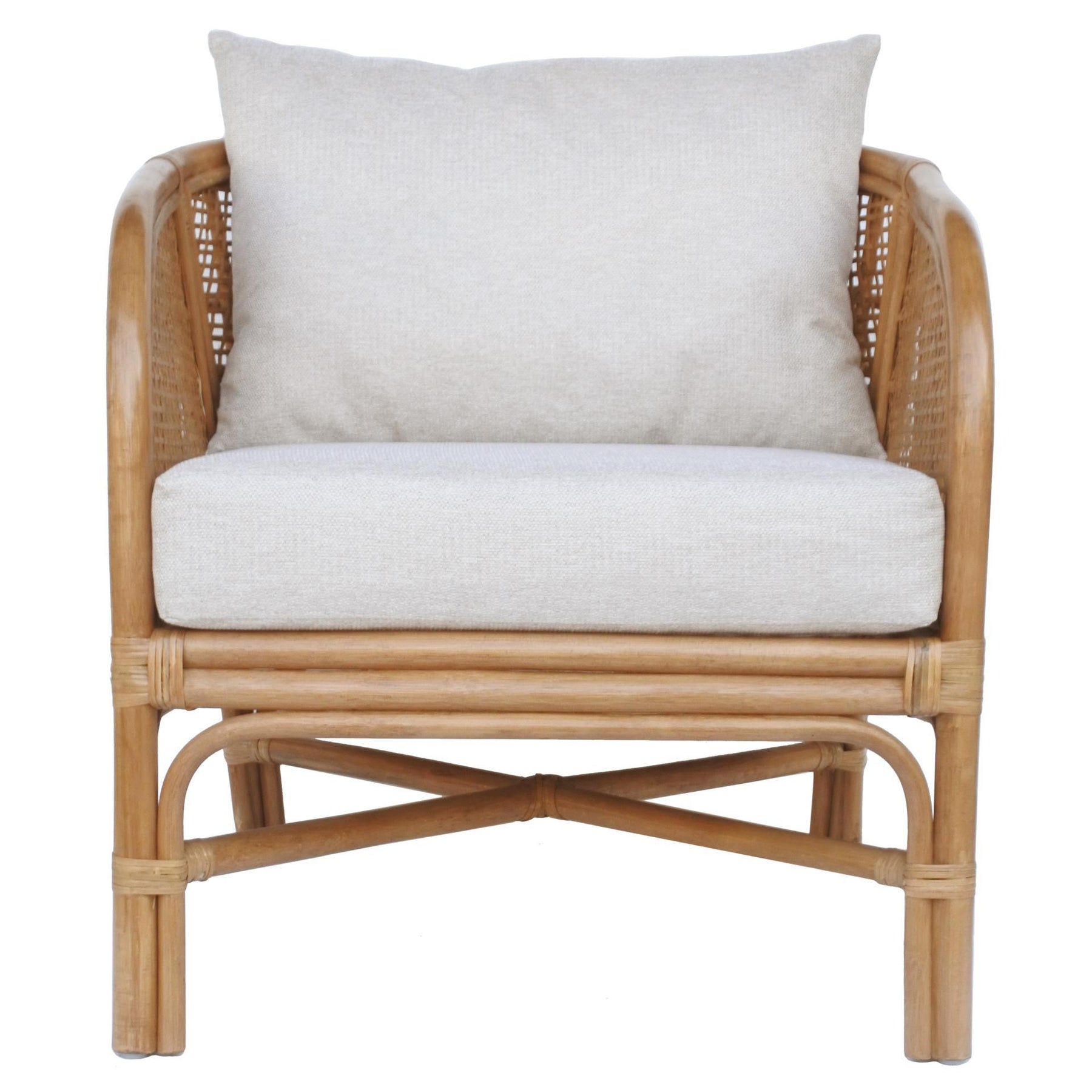 Ferrara Rattan Accent Arm Chair by New Pacific Direct - 7400053