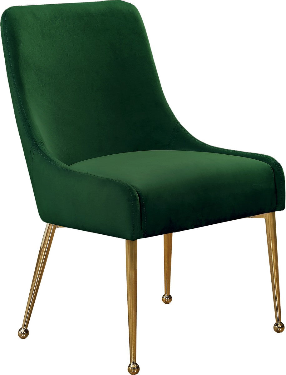 Meridian Furniture Owen Green Velvet Dining Chair - Set of 2