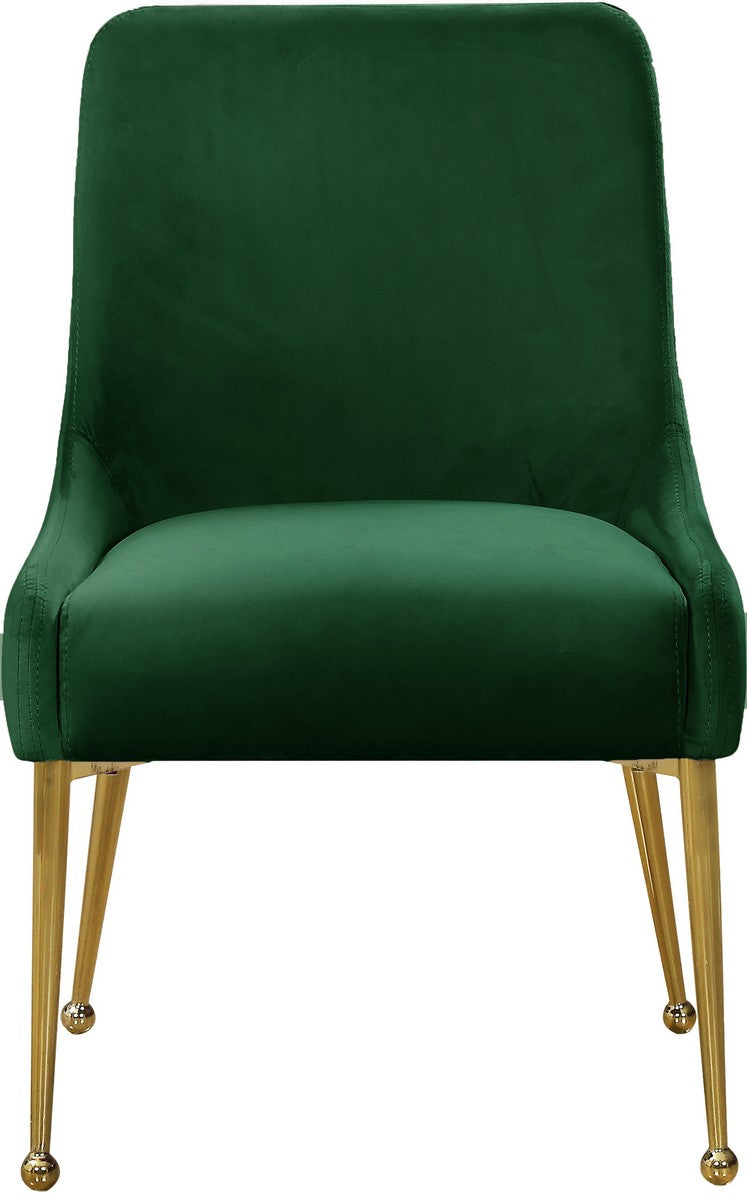Meridian Furniture Owen Green Velvet Dining Chair - Set of 2