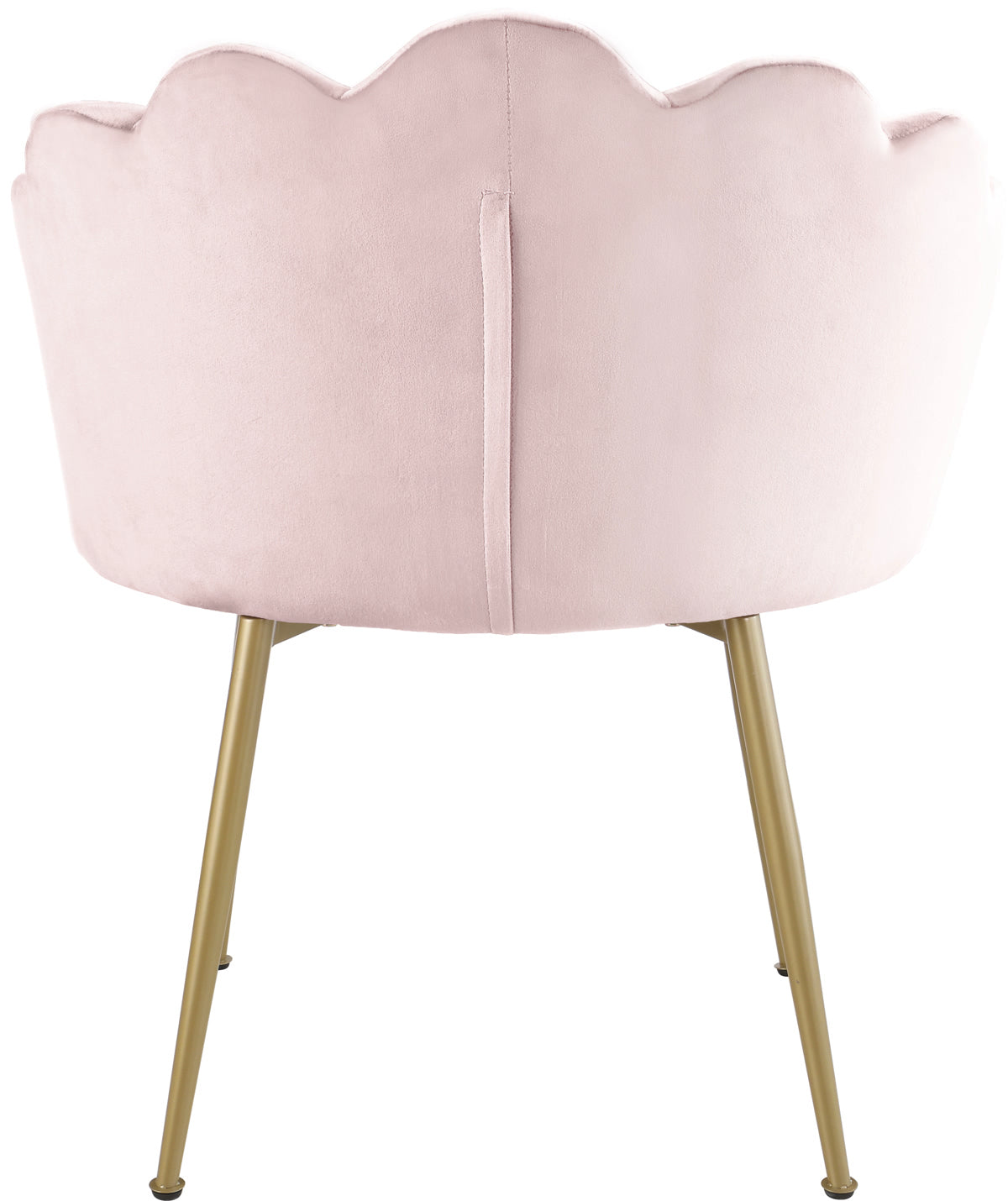 Meridian Furniture Claire Pink Velvet Dining Chair - Set of 2