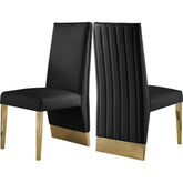 Meridian Furniture Porsha Black Faux Leather Dining ChairMeridian Furniture - Dining Chair - Minimal And Modern - 1