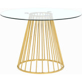 Meridian Furniture Gio Gold Dining TableMeridian Furniture - Dining Table - Minimal And Modern - 1