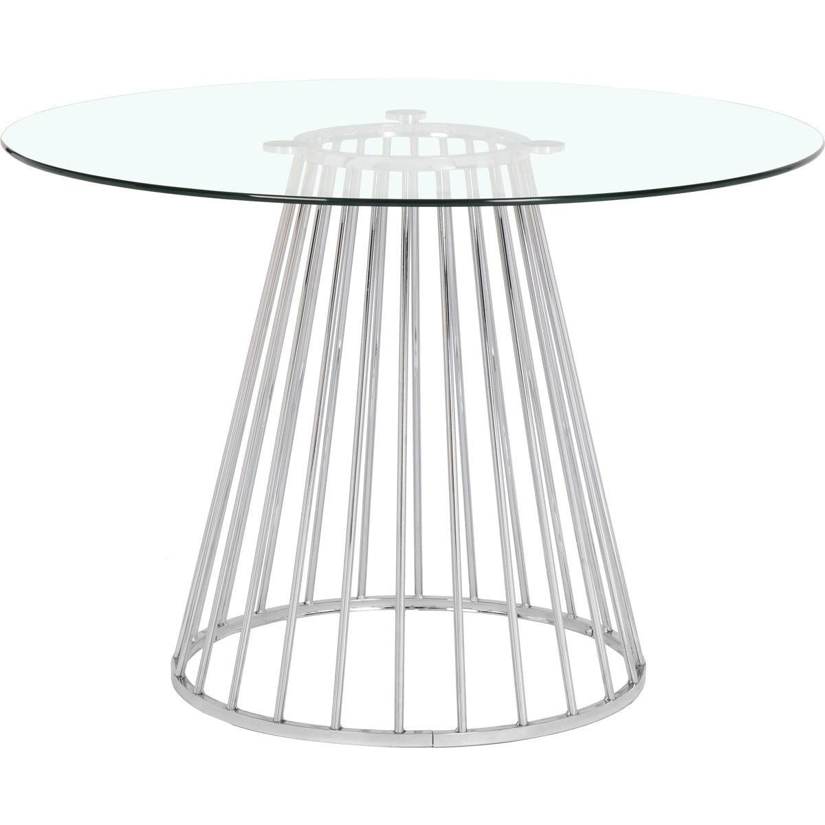 Meridian Furniture Gio Chrome Dining TableMeridian Furniture - Dining Table - Minimal And Modern - 1