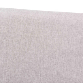 Baxton Studio Dorina Mid-Century Modern Greyish Beige Fabric Upholstered And Walnut Brown Finished Wood 5-Piece Dining Set - BBT5281-Greyish Beige/Walnut-5PC Dining Set