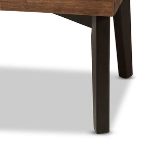 Baxton Studio Selena Mid-Century Modern Brown Wood 4-Drawer Chest Baxton Studio-Dresser-Minimal And Modern - 6