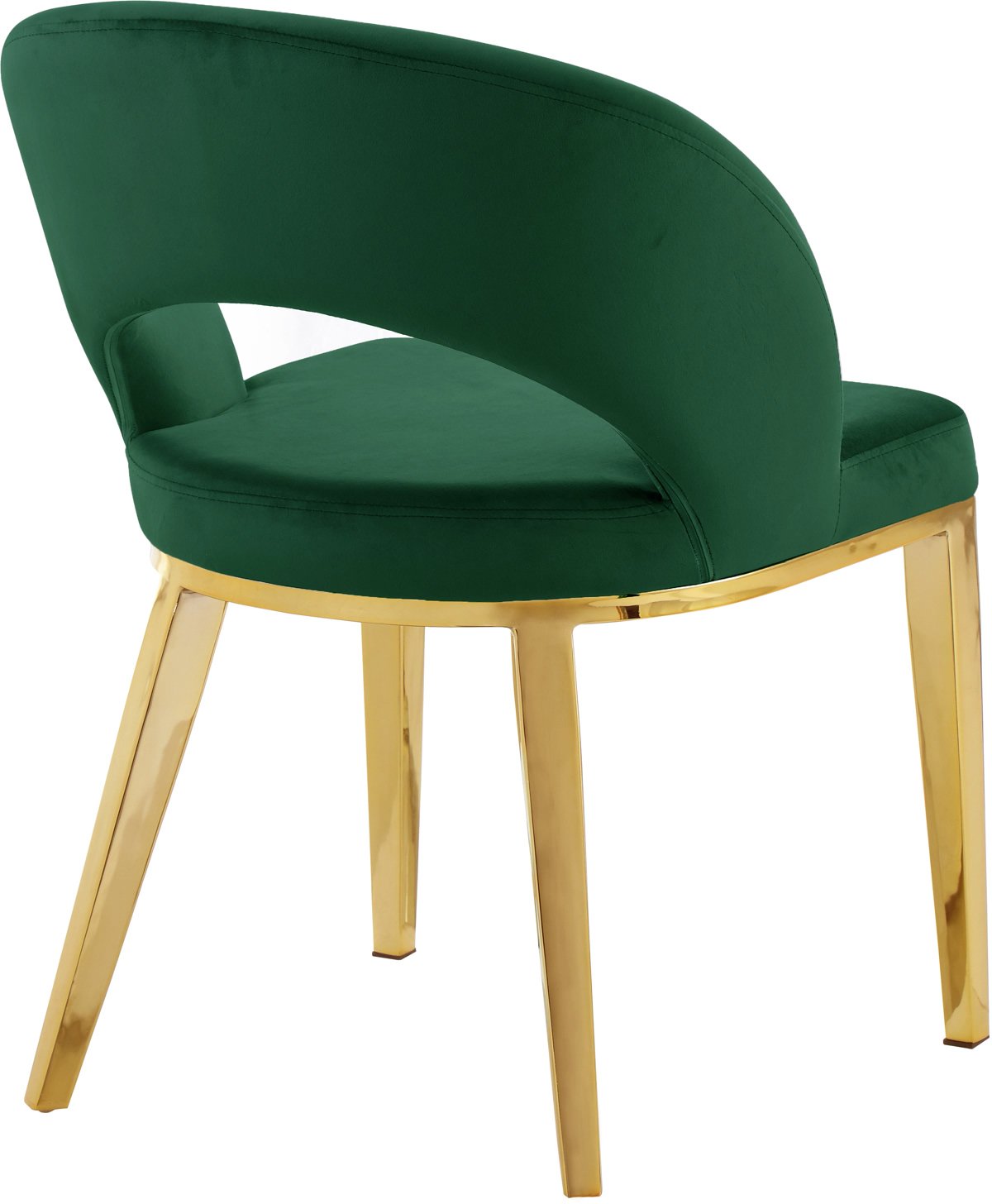 Meridian Furniture Roberto Green Velvet Dining Chair