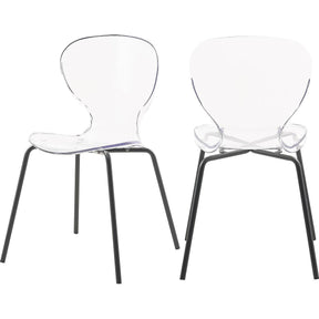Meridian Furniture Clarion Matte Black Dining ChairMeridian Furniture - Dining Chair - Minimal And Modern - 1