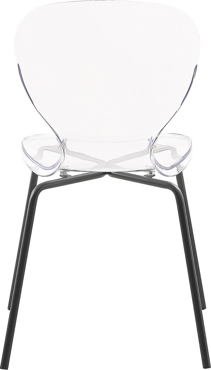 Meridian Furniture Clarion Matte Black Dining Chair - Set of 2