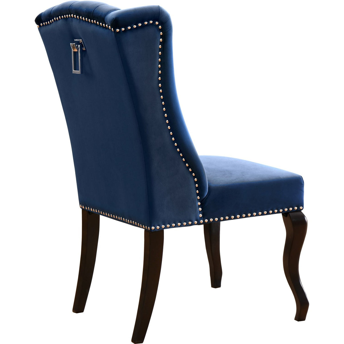 Meridian Furniture Suri Navy Velvet Dining Chair-Minimal & Modern