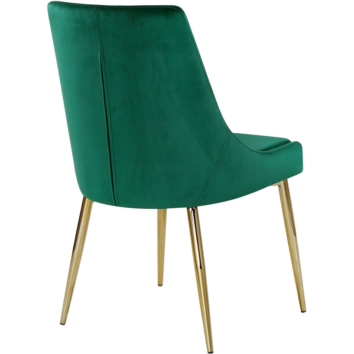 Meridian Furniture Karina Green Velvet Dining Chair-Minimal & Modern