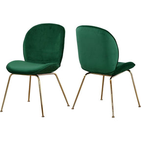 Meridian Furniture Paris Green Velvet Dining ChairMeridian Furniture - Dining Chair - Minimal And Modern - 1