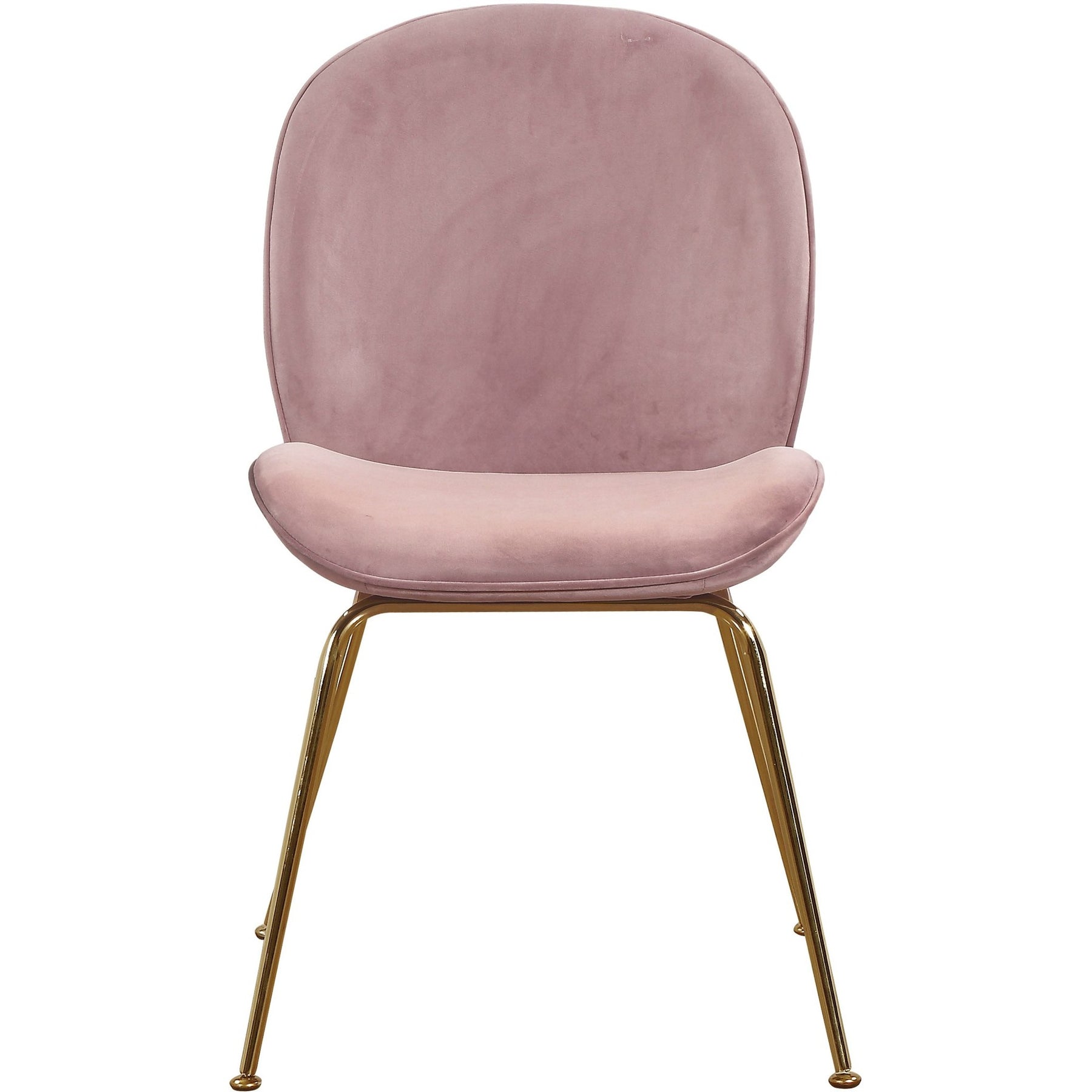 Meridian Furniture Paris Pink Velvet Dining Chair-Minimal & Modern