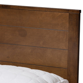 Baxton Studio Catalina Modern Classic Mission Style Brown-Finished Wood Full Platform Bed