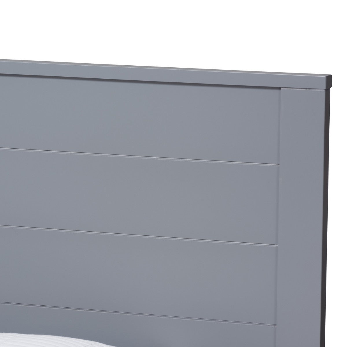 Baxton Studio Catalina Modern Classic Mission Style Grey-Finished Wood Twin Platform Bed with Trundle
