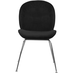 Meridian Furniture Paris Black Velvet Dining Chair-Minimal & Modern