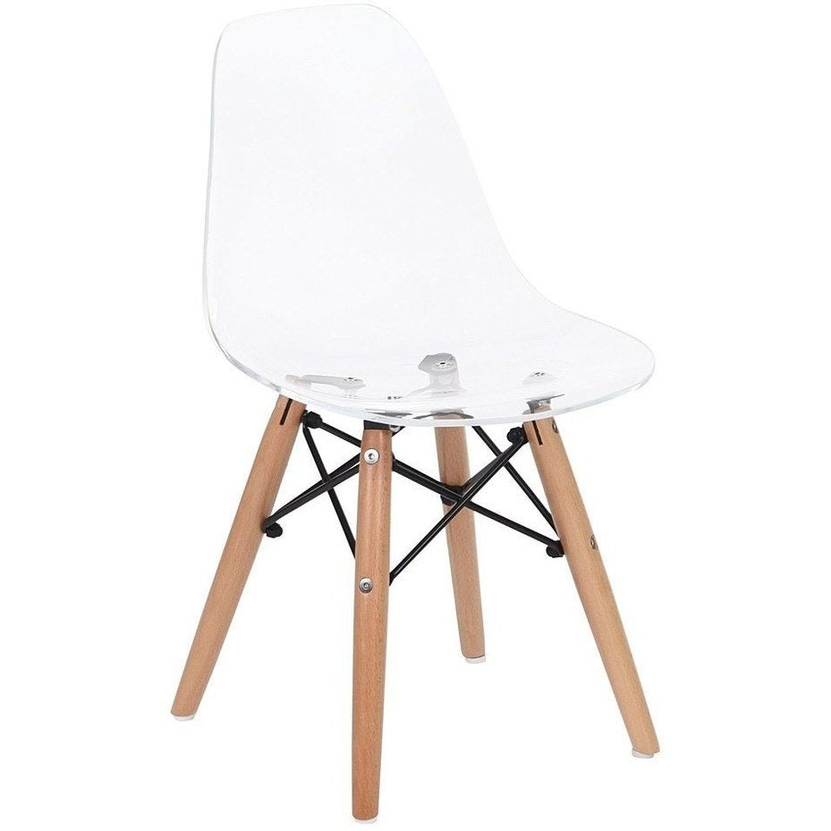 DSW Eiffel Chair for Kids - Clear - Reproduction | GFURN-Minimal & Modern