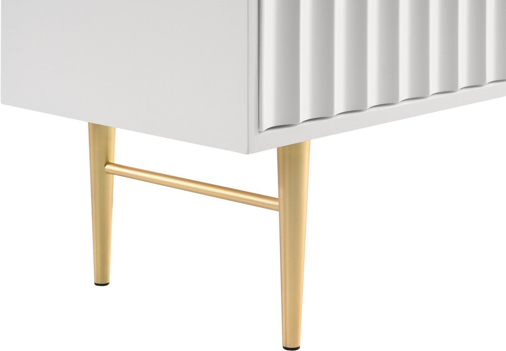 Meridian Furniture Modernist White Gloss Dresser