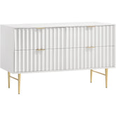 Meridian Furniture Modernist White Gloss DresserMeridian Furniture - Dresser - Minimal And Modern - 1