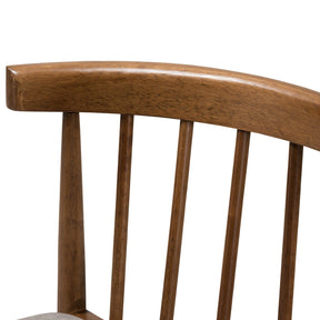 Baxton Studio Wyatt Mid-Century Modern Walnut Wood Dining Chair (Set of 2) Baxton Studio-dining chair-Minimal And Modern - 4