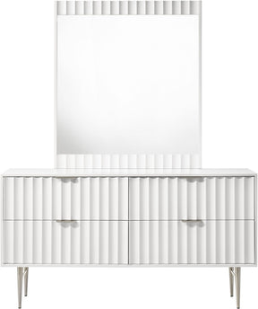 Meridian Furniture Modernist White Gloss Dresser