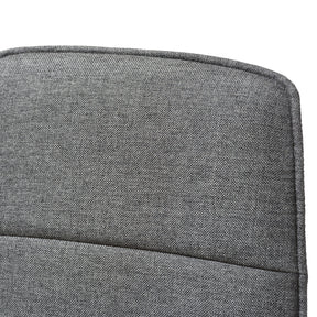 Baxton Studio Karalee Mid-Century Modern Dark Grey Fabric Upholstered Dining Chair (Set of 2) Baxton Studio-dining chair-Minimal And Modern - 3