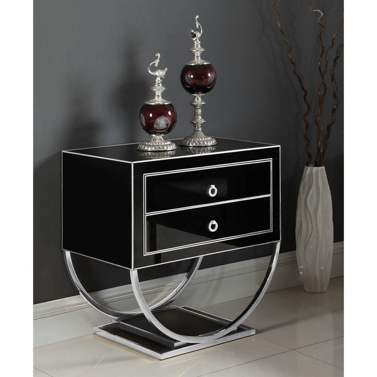 Meridian Furniture Alyssa Side Table-Minimal & Modern