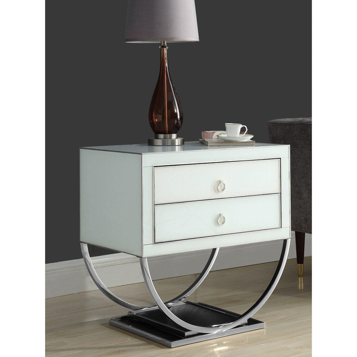 Meridian Furniture Alyssa Side Table-Minimal & Modern