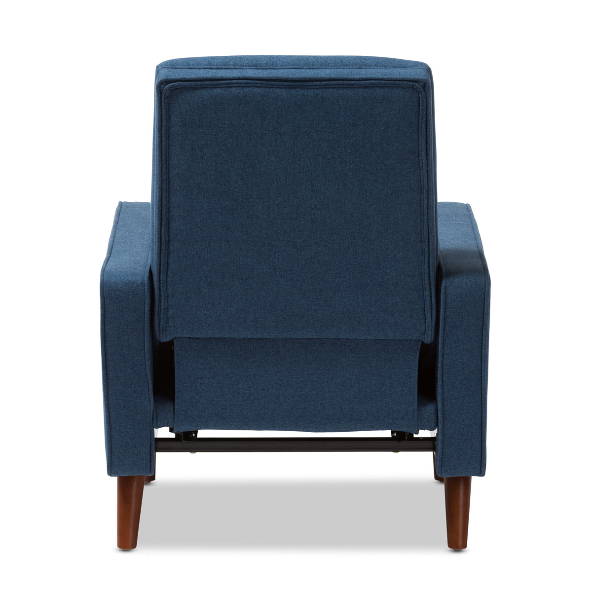 Baxton Studio Mathias Mid-century Modern Blue Fabric Upholstered Lounge Chair Baxton Studio-chairs-Minimal And Modern - 9