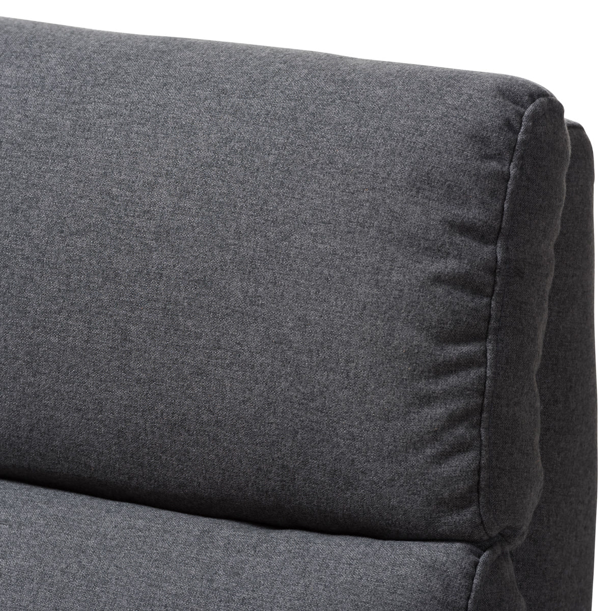 Baxton Studio Halstein Mid-century Modern Grey Fabric Upholstered Lounge Chair Baxton Studio-chairs-Minimal And Modern - 10