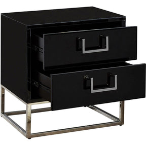 Meridian Furniture Nova Black Side Table-Minimal & Modern
