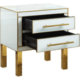 Meridian Furniture Gigi White Side Table