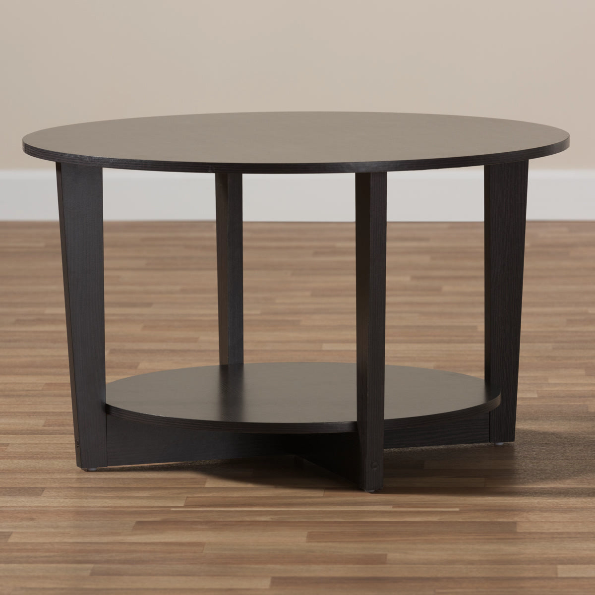 Baxton Studio Belina Modern and Contemporary Wenge Brown Finished Coffee Table Baxton Studio-coffee tables-Minimal And Modern - 5