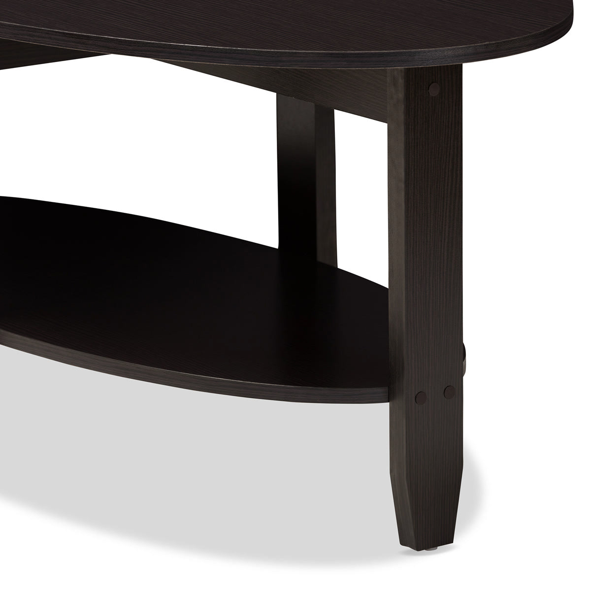 Baxton Studio Ancelina Modern and Contemporary Wenge Brown Finished Coffee Table Baxton Studio-coffee tables-Minimal And Modern - 4