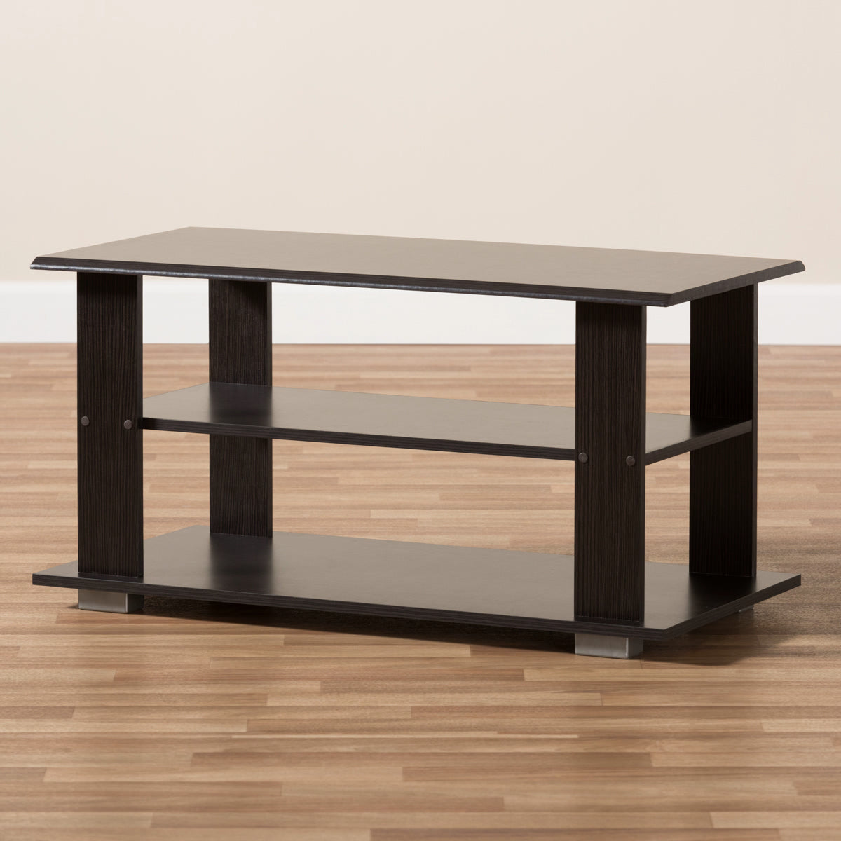 Baxton Studio Joliette Modern and Contemporary Wenge Brown Finished Coffee Table Baxton Studio-coffee tables-Minimal And Modern - 6