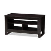 Baxton Studio Nerissa Modern and Contemporary Wenge Brown Finished Coffee Table Baxton Studio-coffee tables-Minimal And Modern - 1