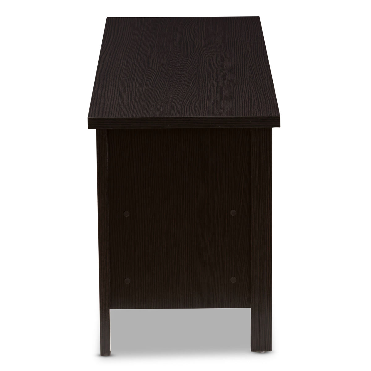 Baxton Studio Sloane Modern and Contemporary Wenge Brown Finished TV Stand Baxton Studio-TV Stands-Minimal And Modern - 3
