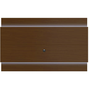 Manhattan Comfort Lincoln Floating Wall TV Panel 2.2 with LED Lights in Nut Brown-Minimal & Modern