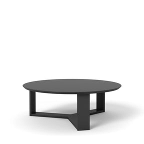 Manhattan Comfort Madison 1.0- 35.78" Round Accent Coffee Table in Black GlossManhattan Comfort-Side Table - - 1